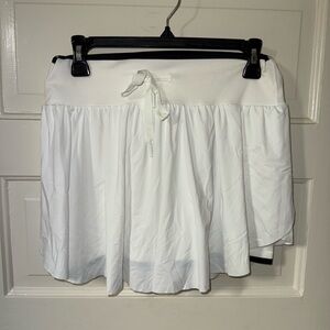 All in Motion White and Black Athletic Skort